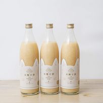＼米農家が作る／北の甘酒スマリ 900ml×3本【SOFT】