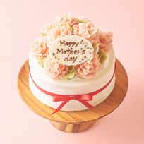 カーネーションケーキ ピンク 4号 12cm  母の日のギフト・プレゼント2025
