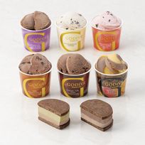 【GODIVA】【送料込】カップアイス&サンドアイス(8個入)