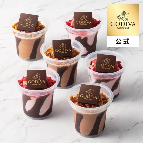【GODIVA】【オンラインショップ限定・送料込】パフェアイス（6個入）お中元2026