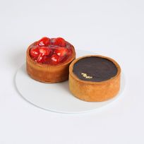 【ミニタルト2個セット】長野県産いちご・ラズベリーショコラ＜冷凍＞3号 9cm 