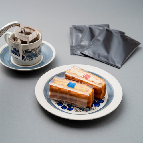 【送料無料】【ワッフル・ケーキの店R.L（エール・エル）】ワッフルケーキ6個入り＆コーヒードリップバッグ 父の日2025
