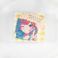 【写真ケーキ_黄色】オリジナルデコレーション・ショートケーキ（ベリー）