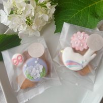 【季節限定】米粉と麹の発酵クッキー mini ･:*+紫陽花･:*×2袋
