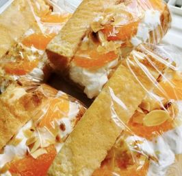 みかん3個生クリームサンド3個シフォン 計6個セット