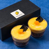 【送料無料】【ワッフル・ケーキの店 R.L（エール・エル）】マンゴーのムースカップワッフル2個セット お中元2025