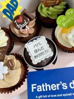 【父の日限定】 自由メッセージカップケーキセット 父の日2026