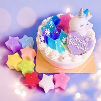 カスタム♪ジュエリーユニコーンどりーむケーキ♡カラー選択♪ ５号