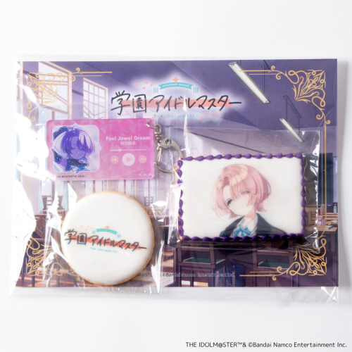 【学園アイドルマスター】有村麻央 アイシングクッキー アクリルキーホルダー付き