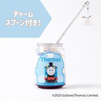 【スプーン付き】『きかんしゃトーマス』ケーキ缶（トーマス）