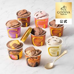   【GODIVA】  【オンラインショップ限定・送料込】アイス シーズナルコレクション（8個入）＋スプーン1本付き