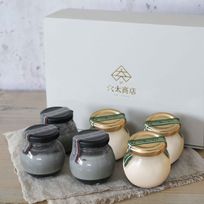 【夏限定商品】詰め合わせ 深み黒ごまプリン 3個＋ 白いプリンサルルン3個