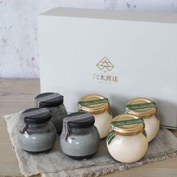 【数量限定商品】詰め合わせ 深み黒ごまプリン 3個＋ 白いプリンサルルン3個【お歳暮2025】
