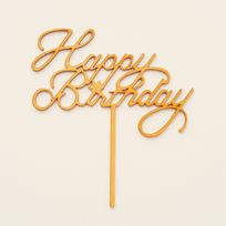 ケーキトッパー Happy Birthday 【A】