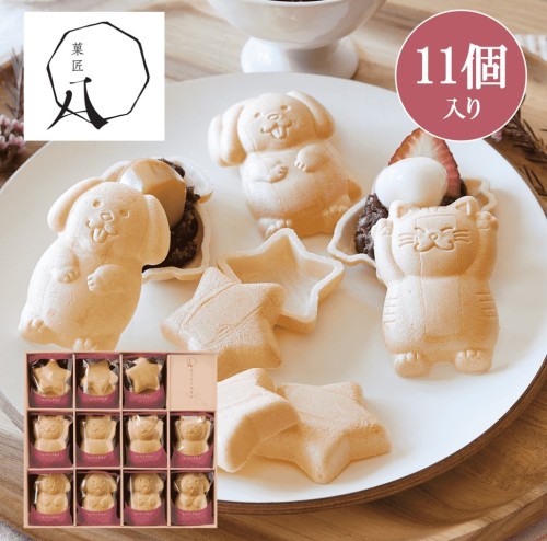 菓匠八 ふくふくもなか（１１個）【敬老の日】