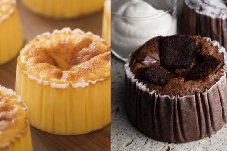 【食べログ100名店】GAZTAのバスクチーズケーキとチョコレートバスクチーズケーキ 2種4個セット