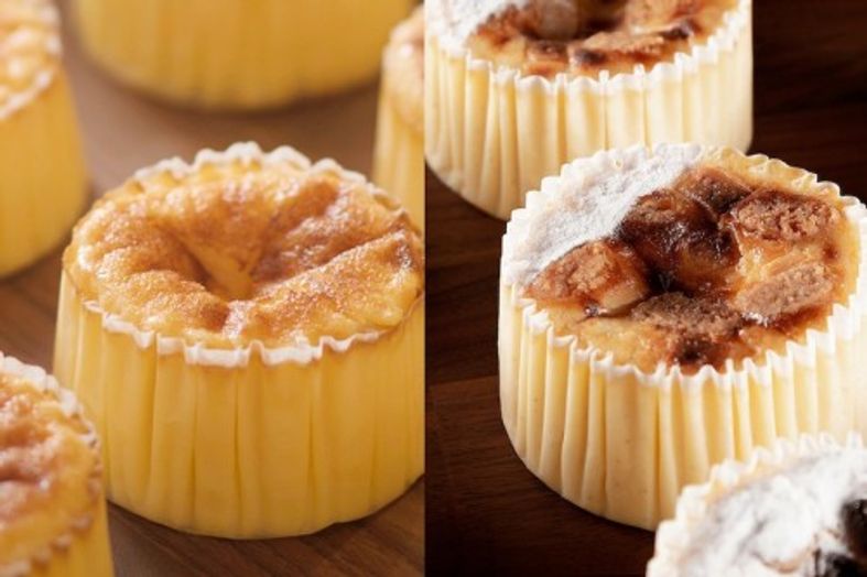 【食べログ100名店】GAZTAのバスクチーズケーキとホワイトチョコレートバスクチーズケーキ2種4個セット