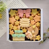 バースデークッキー缶/きみと季節のとなりに「HappyBirthday」くま