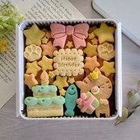 バースデークッキー缶/きみと季節のとなりに「HappyBirthday」ねこ