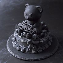 王冠ショートケーキ＆テディベアケーキ タワーセット
