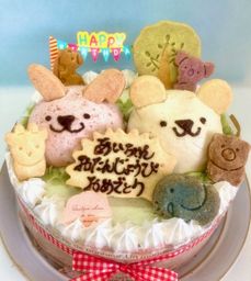 ぼくのわたしの☆たのしいどうぶつえん(白いふんわりデコ)６号