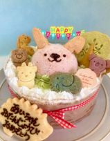 ぼくのわたしの☆たのしいどうぶつえん【選べるケーキトップ♪(うさぎいちごムース、くまプリンムース)】(チョコ)４号