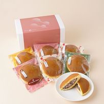 福どらのどら焼き 6個食べ比べセットB（ぶるーべりー、ちーずくりーむ、珈琲あん、抹茶生どら、生ちょこもち、生どら）