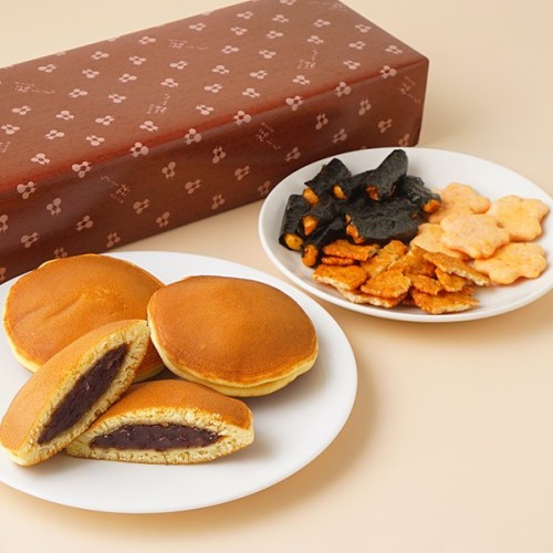 【甘党も辛党も】どら焼きとお煎餅ギフト 