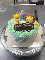 森の動物デコレーション