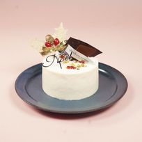 ホワイトクリスマスを彩る純白の白金フロマージュショート 3号  クリスマス2025
