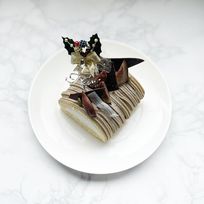 白金モンブランロール（皇室献上栗 山江栗）ハーフ クリスマス2025