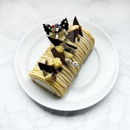 白金モンブランブッシュドノエル（幻のさつまいも シルクスイート） クリスマス2025