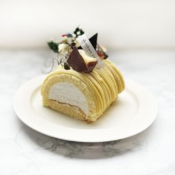 白金モンブランロール（幻のさつまいも シルクスイート）ハーフ クリスマス2025