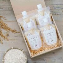 【新登場】美味しくなってリニューアル！ 甘酒パウチ200g×４コ入