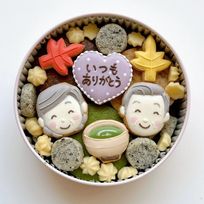 敬老クッキー缶