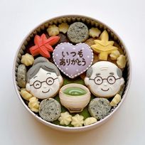 敬老クッキー缶2