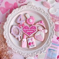 【誕生日・記念日】PRINCESS DREAM BOX セミオーダーアイシングクッキー 7～11枚入り