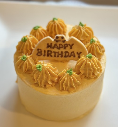 ハロウィンカスタードケーキ  ハロウィン2025