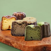 種子島粗糖の 和カヌレ日本茶 三種セット（6個入）【プレーン・抹茶・ほうじ茶】 