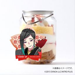 「刀剣乱舞ONLINE」 静形薙刀 タグ付きケーキ缶（イチゴカスタード）