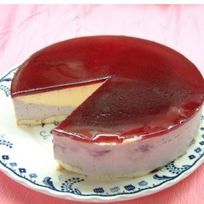 【店頭受取】 2層のムース ブルーベリー×フロマージュブラン ホールアイスケーキ  直径19cm 高さ5cm