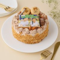 【店頭受取】【プリントクッキー付】チョコレートデコレーション 4号 12cm 