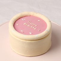 【店頭受取】【9色カラバリ対応】もこもこふちどりクリームのバタークリームセンイルケーキ 4号 12㎝