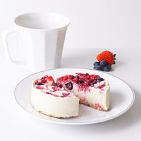 【店頭受取】ヴィーガンRAWホワイトチョコ×ベリー 4号《ヴィーガンスイーツ・ヴィーガンケーキ》《ロースイーツ》「」