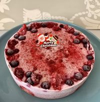 【店頭受取】ヴィーガンRAW クリスマスベリー×ベリー3号《ヴィーガンケーキ》《ロースイーツ》《アレルギー対応》