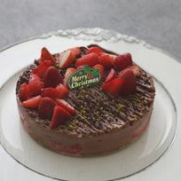 【店頭受取】ヴィーガンRAW クリスマスケーキ・ノアール4号《ヴィーガンケーキ》《ロースイーツ》《アレルギー対応》