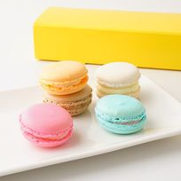 【店頭受取】【カジュアルギフトにおすすめ】お味はランダム！カラフルなちびマカロン 5個入り