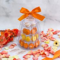 【店頭受取】【オレンジマカロンタワー】レモン・塩バニラ