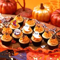 ミニオレンジハロウィンボックス（ミニカップケーキ12個）ハロウィン2025