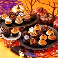 ミニハッピーハロウィンボックス（ミニカップケーキ24個）ハロウィン2025